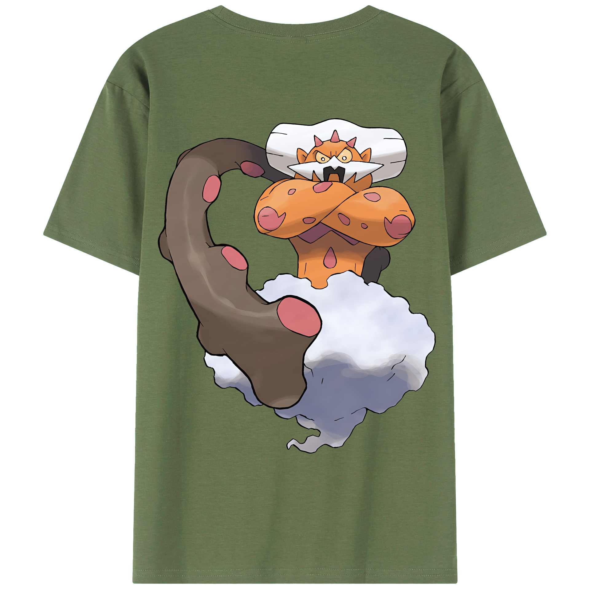 （画像用） ポケットモンスター Pokémon 綿100％ メンズ半袖Tシャツ（バックプリント） 通気性